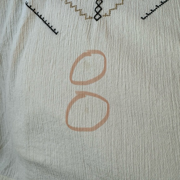 Madewell Embroidered Peasant Top - Picture 6 of 6